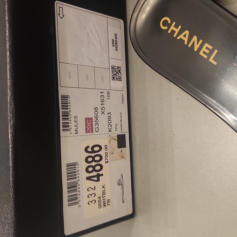 Chanel rubber slides with flower 37 - Picture 4 of 17